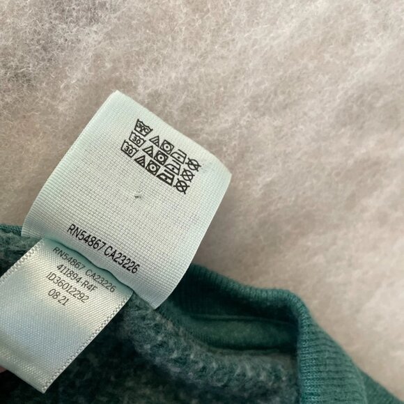 PINK Victoria's Secret Womens Green Tie-Dye Crew Neck Modern Sweatshirt Size XL - Picture 4 of 8